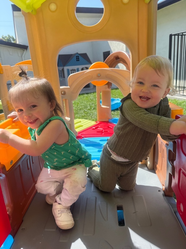 Toddlers playing
